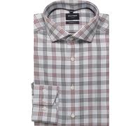 OLYMP Luxor Modern Fit Hemd bleu, Kariert