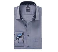 OLYMP Hemd Herren Extra langer Arm Baumwolle blau, 41