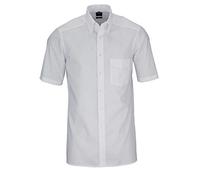 OLYMP Luxor Modern Fit Hemd Kurzarm weiss, Einfarbig