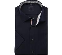 OLYMP Luxor Modern Fit Hemd Kurzarm blau