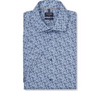 OLYMP Luxor Modern Fit Hemd Kurzarm marine