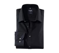 OLYMP Luxor modern fit Hemd Langarm Long Kent Kragen Popeline schwarz , - 40