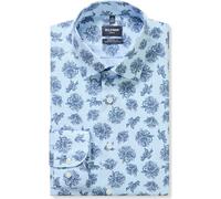 OLYMP Luxor Performance Climate Control Modern Fit Hemd bleu, Bedruckt