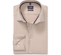 OLYMP Luxor Performance Climate Control Modern Fit Hemd caramel, Faux-uni