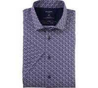 OLYMP Luxor Performance Climate Control Modern Fit Hemd Kurzarm marine