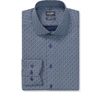 OLYMP Luxor Performance Climate Control Modern Fit Hemd marine, Bedruckt