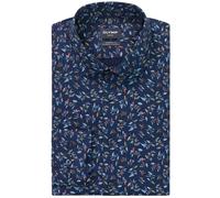 OLYMP Luxor Performance Climate Control Modern Fit Hemd marine, Bedruckt