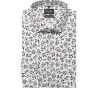 OLYMP Luxor Performance Climate Control Modern Fit Hemd weiss, Bedruckt