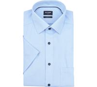 OLYMP Luxor Short Sleeve Hemd Structure Hellblau - Größe 48 Hellblau 48