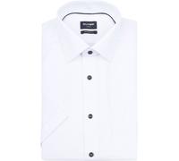 OLYMP Luxor Short Sleeve Hemd Structure Weiß - Größe 43 (XL) Weiß 43