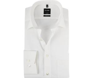 OLYMP Luxor Smokinghemd Extra Langer Arm Ecru Hochzeit - Größe 39 (M) Wollweiß 39