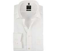 OLYMP Luxor Smokinghemd Extra Langer Arm Ecru Hochzeit - Größe 48 Wollweiß 48