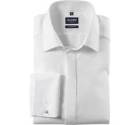 OLYMP Luxor Soirée, Hochzeitshemd, modern fit, Beige, Extra langer Arm, Kent, 38 (0394702138)