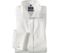 OLYMP Luxor Soirée, Smokinghemd, modern fit, Beige, Kläppchen, 45 (0395652145)