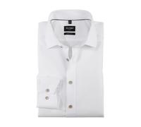 Langarmhemd OLYMP "Luxor" Gr. 43, N-Gr, weiß Herren Hemden Langarm (10076154-43)