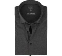 OLYMP Herren Businesshemd Langarm Level.Five.Body.fit,Single Jersey,Body fit,New York Kent,anthrazit 67,41