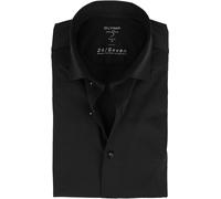 OLYMP Herren Businesshemd Langarm Level.Five.Body.fit,Single Jersey,Body fit,New York Kent,schwarz 68,43