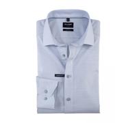 Langarmhemd OLYMP "Luxor modern fit" Gr. 40, N-Gr, blau (rauchblau) Herren Hemden (27183216-40) rauchblau