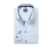 OLYMP Hemd Luxor Modern Fit Gestreift Blau Größe 41