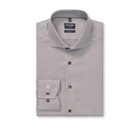 OLYMP Luxor modern fit Businesshemd Herren Modern Fit Baumwolle weiß, 45