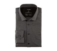 OLYMP Hemden Herren Slim Fit Langarm Jersey grau, 40