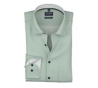 OLYMP Businesshemd Luxor - Modern Fit New Kent - Herren 40, Grün, 100% Baumwolle