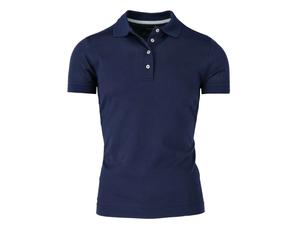 OLYMP Modern Fit Damen Poloshirt marine, Einfarbig