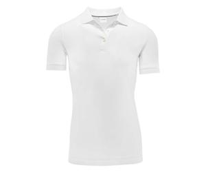 OLYMP Modern Fit Damen Poloshirt weiss, Einfarbig