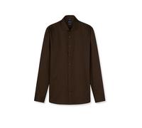 OLYMP NO.6 Hemd Slim Fit braun | 37