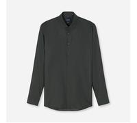 Businesshemd OLYMP "OLYMP No. Six, Super Slim, Kent", Herren, Gr. 40, Normaler Arm, grau (grau, grün), 97% Baumwolle, 3% Elastolefin, Hemden (84475155-40) grau, grün