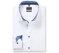 OLYMP No. Six super Slim Hemd extra Langer Arm New Kent Kragen weiß Größe 41