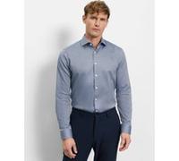 Businesshemd OLYMP "OLYMP No. Six, super slim, Royal Kent mit extra langem Arm", Herren, Gr. 41, Normaler Arm, royal, 97% Baumwolle, 3% Elastolefin, Hemden (56511113-41) royal