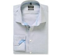 Businesshemd OLYMP "OLYMP No. Six, super slim, Kent", Herren, Gr. 40, Normaler Arm, marine, 97% Baumwolle, 3% Elastolefin, Hemden (30088000-40) marine