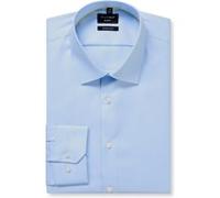 OLYMP Herren Oberhemd Langarm No. Six, Twill, Super Slim, Urban Kent, Ozon, Größe 43