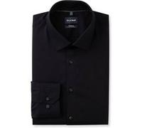 OLYMP No. Six, Business Hemd, Super Slim, Schwarz, Extra langer Arm, Kent, 40 (0466696840)