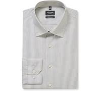 Businesshemd OLYMP "OLYMP No. Six, super slim, Kent", Herren, Gr. 41, Normaler Arm, taupe, 100% Baumwolle, Hemden (53133559-41) taupe