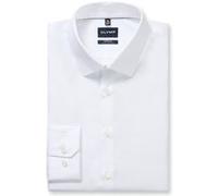 OLYMP Herren Hemd No. 6 Super Slim Fit Langarm,Weiss, Gr,41 ( L)
