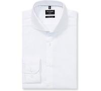 OLYMP Hemd No. Six Super Slim Fit Langarm Haifischkragen Weiß Gr. 37