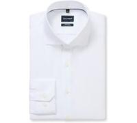 Businesshemd OLYMP "OLYMP No. Six, super slim, Royal Kent", Herren, Gr. 36, Normaler Arm, weiß, 97% Baumwolle, 3% Elastolefin, Hemden (95384300-36) weiß