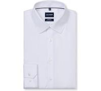 OLYMP Herren Oberhemd Langarm No.Six,Twill,super Slim,Urban Kent | Hemd, Manschette, Super Slim, 97%Baumwolle/3%Elastolefin