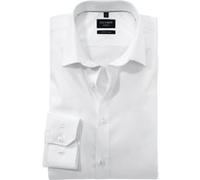 Businesshemd OLYMP "No. Six super slim", Herren, Gr. 42, N-Gr, weiß, Web, Obermaterial: 97% Baumwolle, 3% Elastolefin, Hemden (35637258-42) weiß
