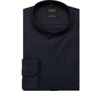 OLYMP No. Six Performance Climate Control Super Slim Hemd marine, Einfarbig