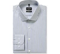 OLYMP No. Six Performance Climate Control Super Slim Hemd marine, Gestreift