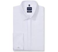 Businesshemd OLYMP "No. Six super slim" Gr. 46, N-Gr, weiß Herren Hemden Langarm (46832406-46) weiß