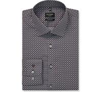 OLYMP No. Six Super Slim Hemd bordeaux, Bedruckt