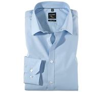 OLYMP Hemd Herren Extra Slim Fit Extra langer Arm Baumwoll-Stretch blau, 39