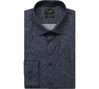 Businesshemd OLYMP "OLYMP No. Six, super slim, New York Kent", Herren, Gr. 38, Normaler Arm, marine, 100% Baumwolle, Hemden (46606659-38) marine