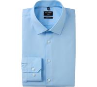 OLYMP No'6 six Hemd Skinny Fit Blau Extra Lange Ärmel - Größe 38 (S) Hellblau 38