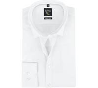 OLYMP No. Six Hemd Bügelleicht Herren Super Slim Fit Baumwolle weiß Kent, 39