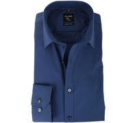 OLYMP Hemd Herren Slim Fit Langarm Baumwoll-Stretch blau, 44